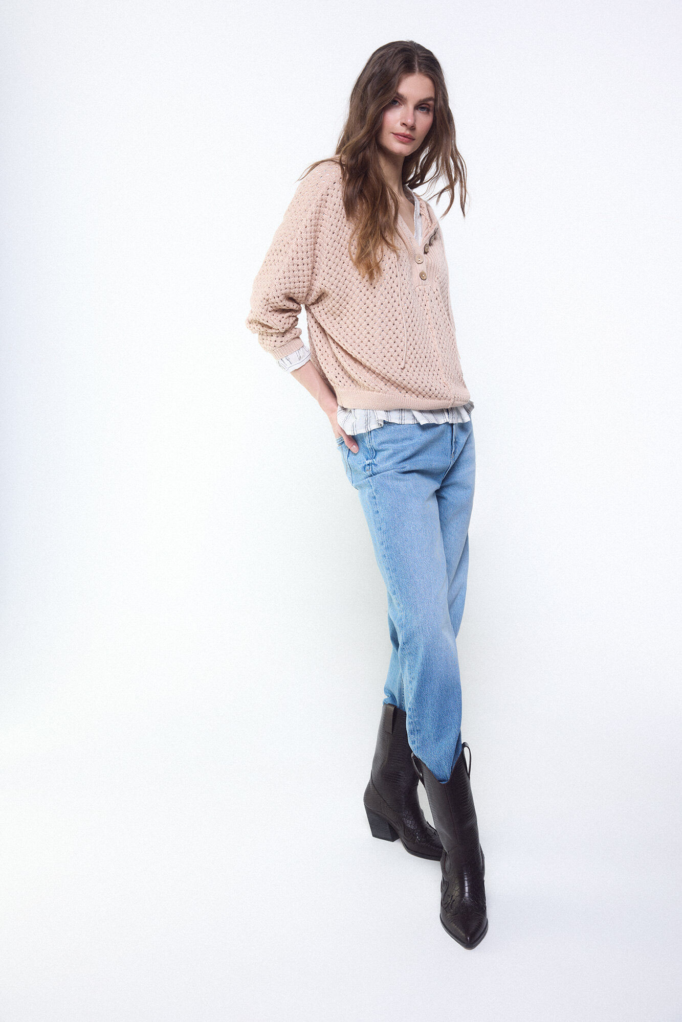 Slowlove Jersey calado capucha Arena