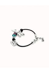 UNOde50 Pulsera lib&eacute;lula ba&ntilde;o de plata Multicolor