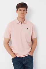 Cortefiel Piqu&eacute; basic polo shirt Pink