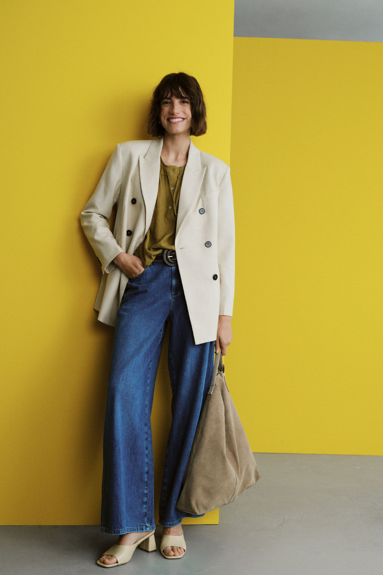 Cortefiel Blazer solapas grandes