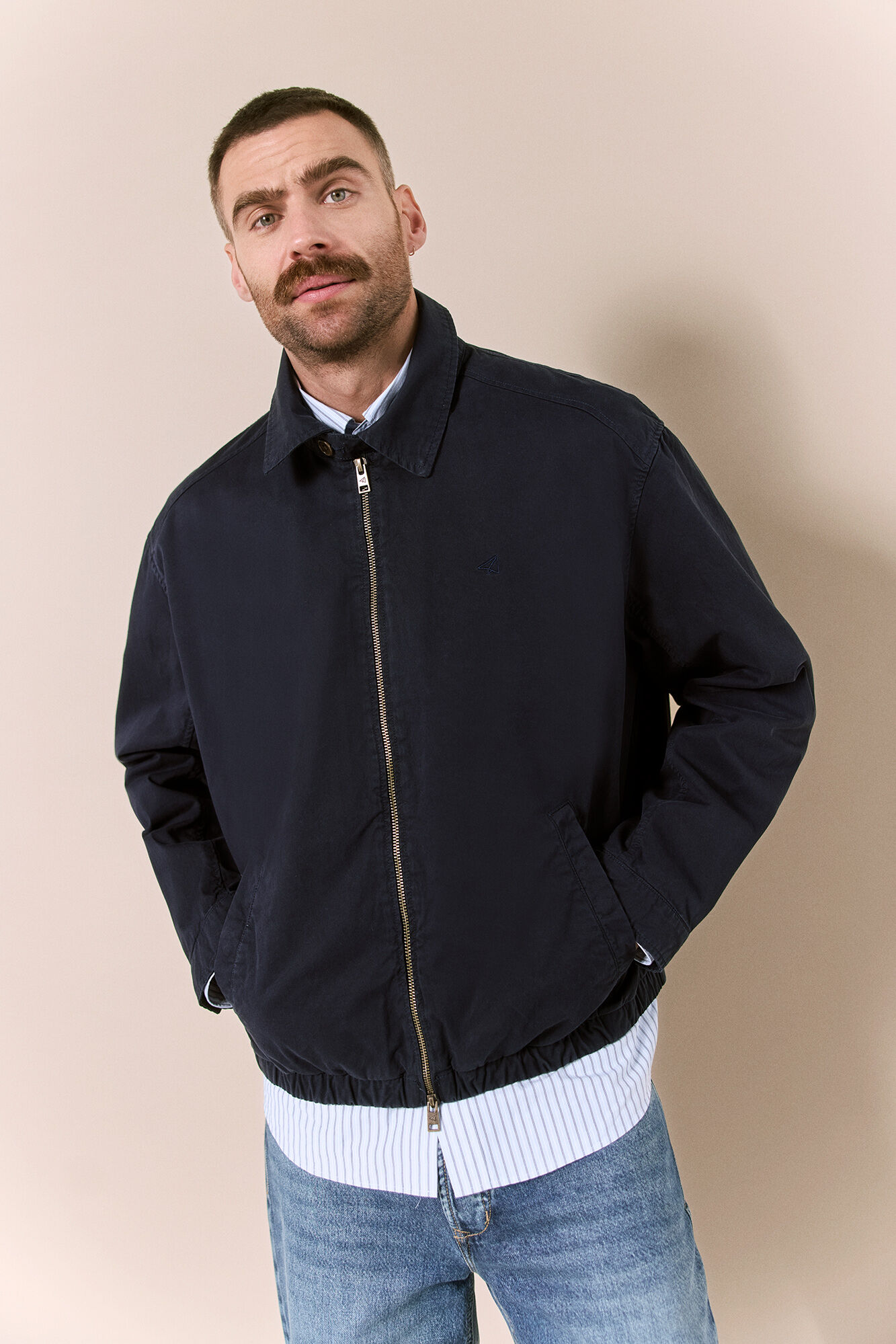 OOTO Cazadora ligera casual Azul oscuro