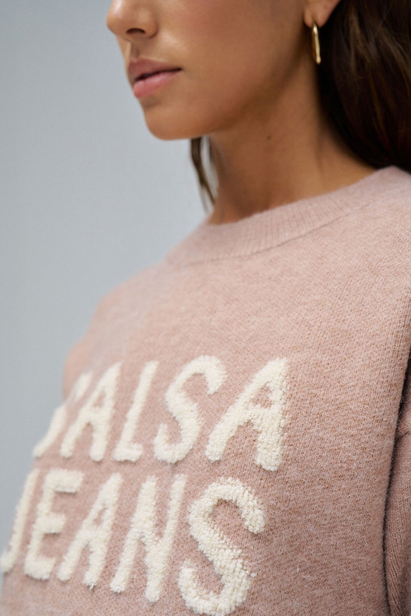 Salsa Jeans Camisola de malha com marca