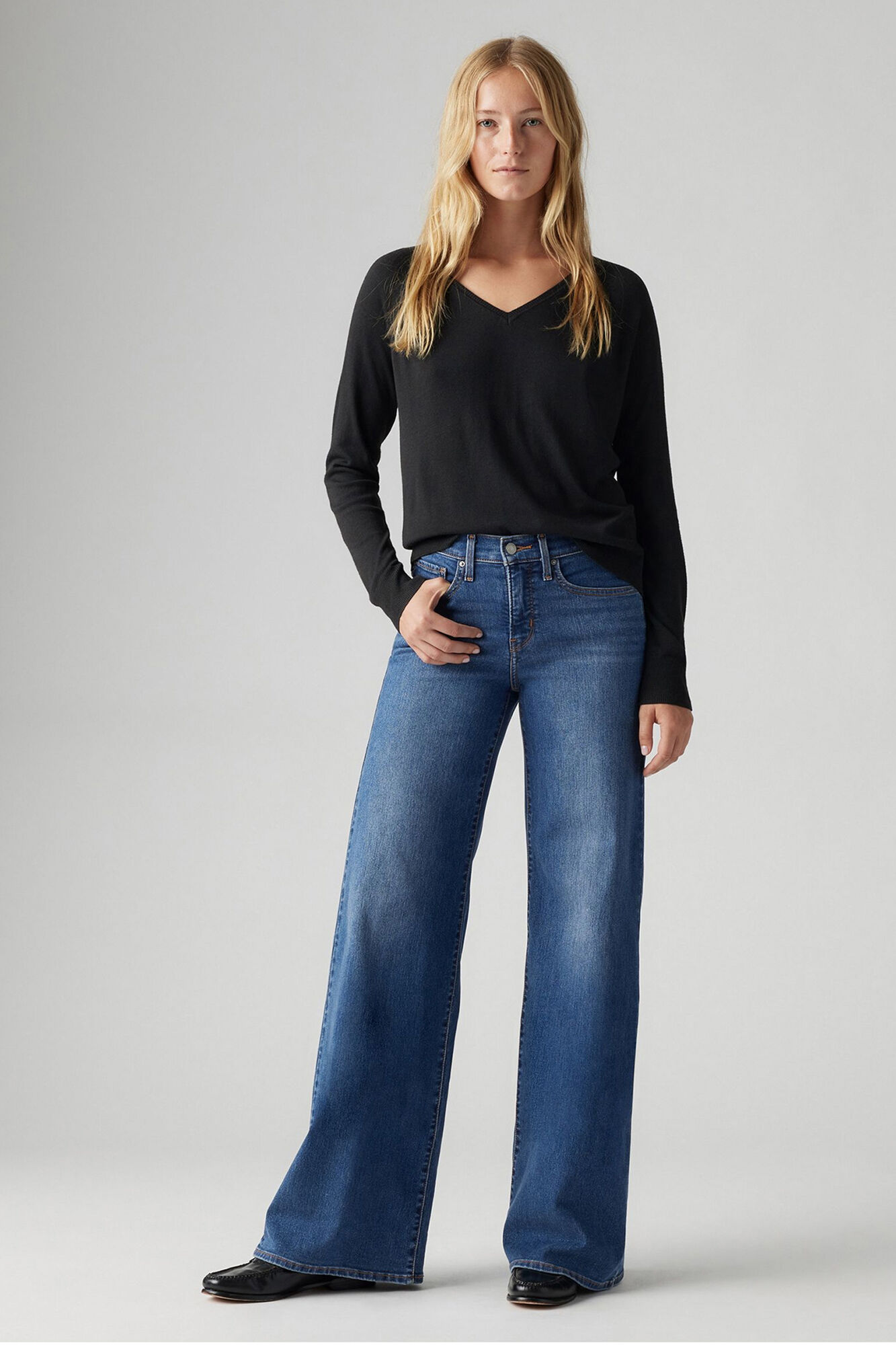 Levi's Jeans 318&trade; modeladora perna larga Azul