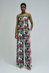 Salsa Jeans Floral print regular trousers Pink