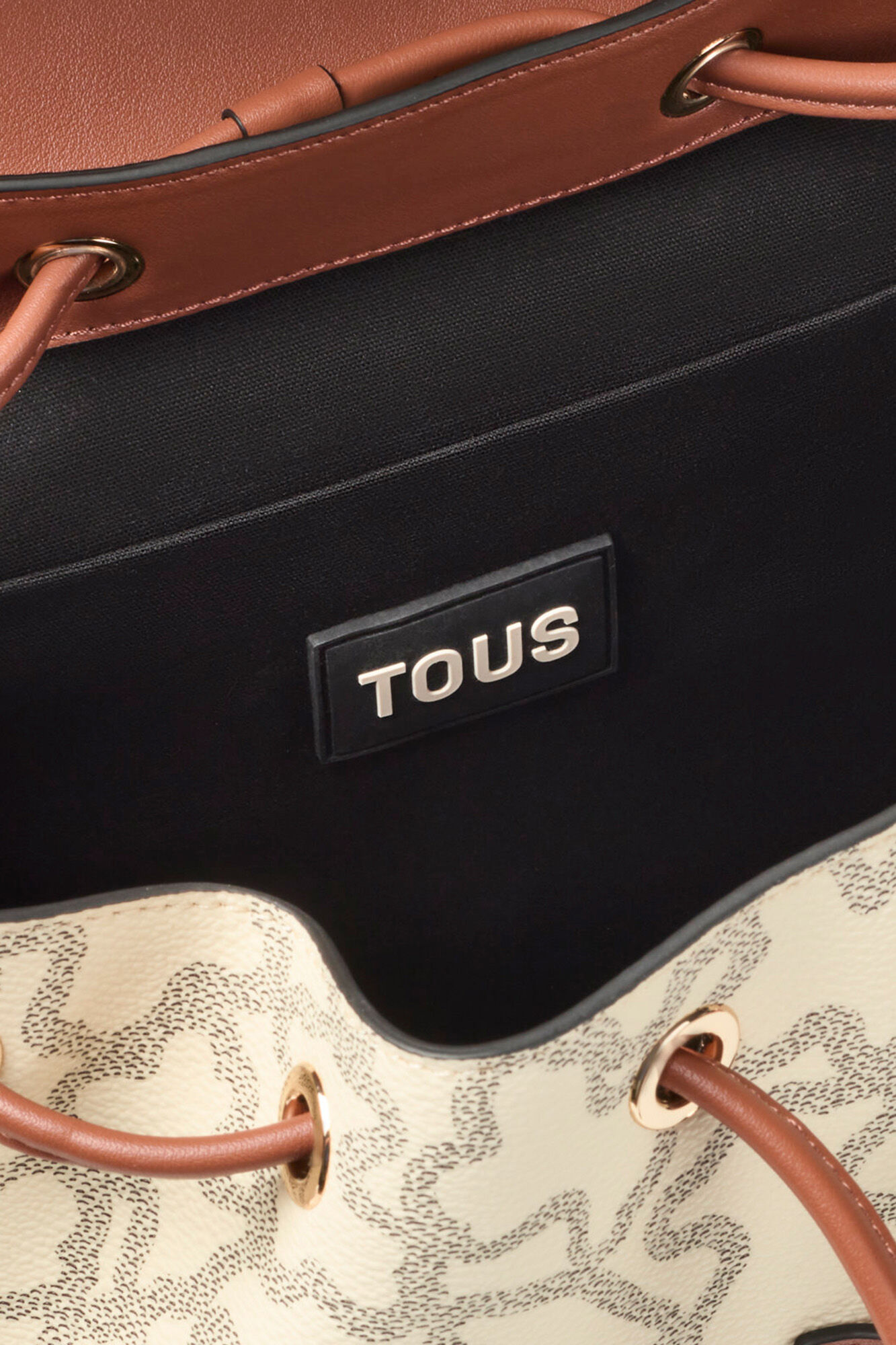 Tous Mochila beige Kaos Icon Multicolor
