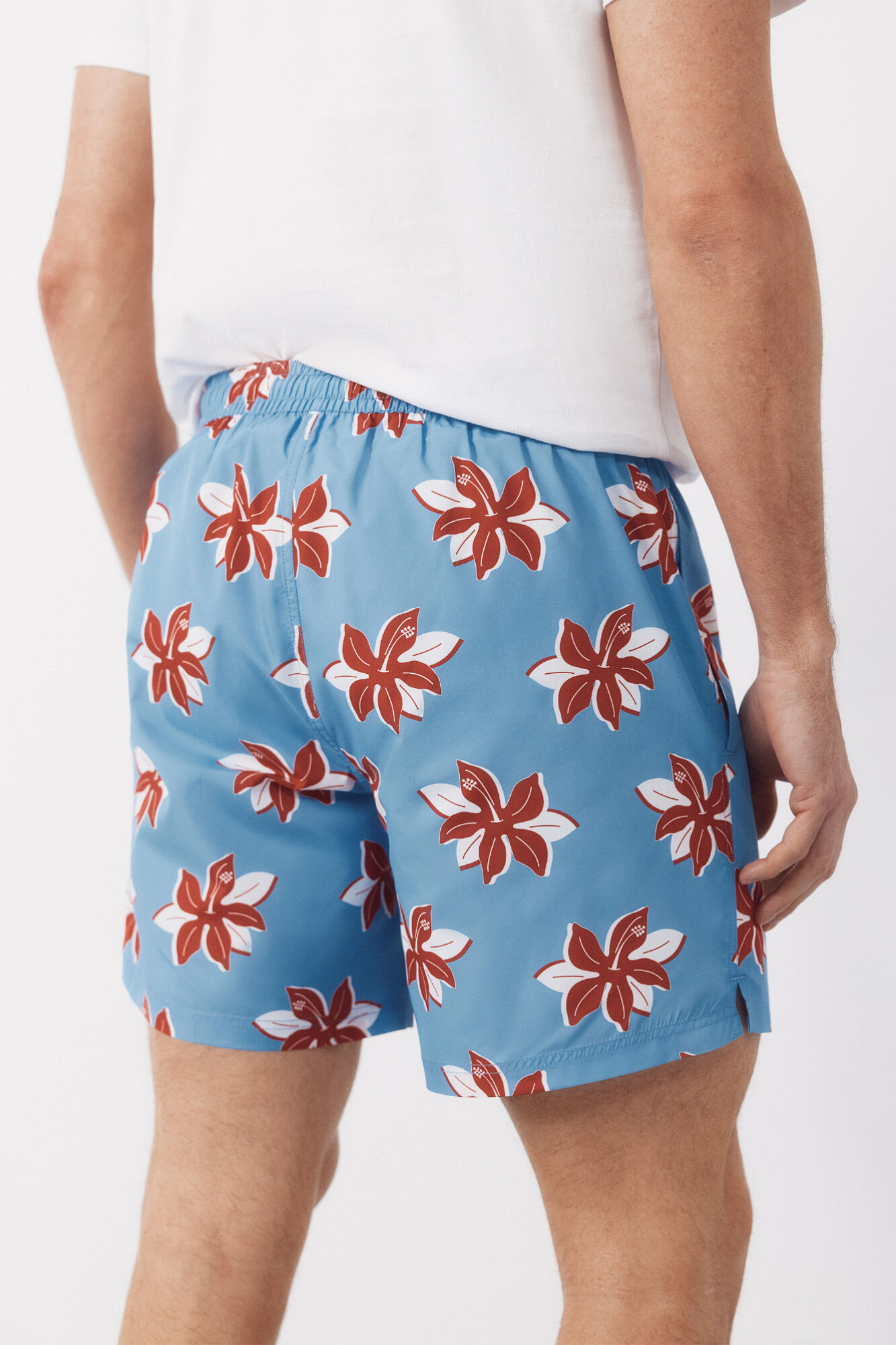 Cortefiel Floral print swimwear Green