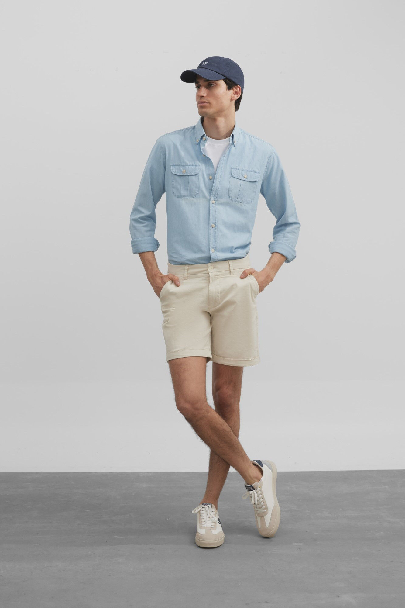 Silbon Silbon classic Bermuda shorts Beige