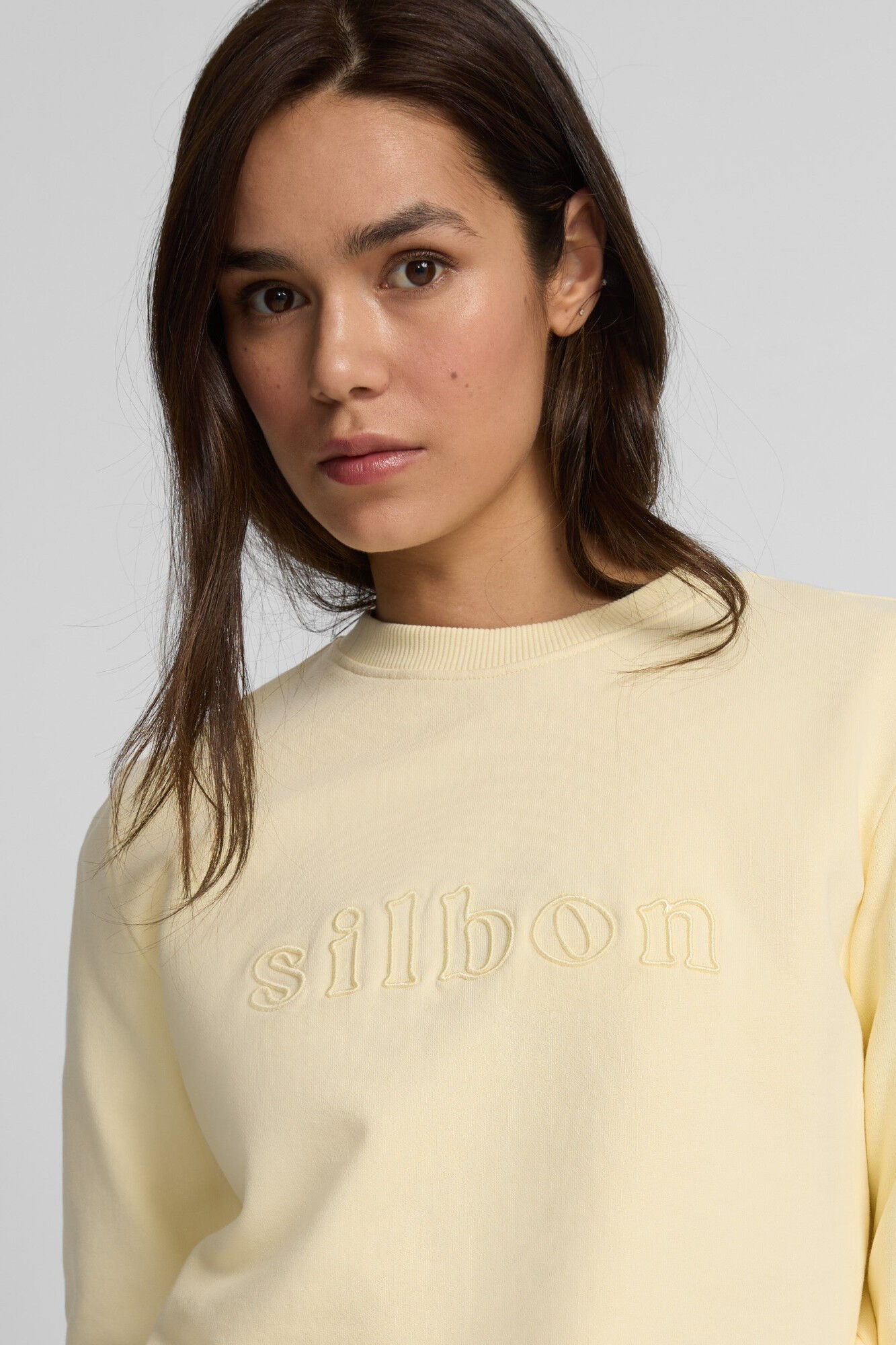 Silbon Sudadera bordado silbon Amarillo