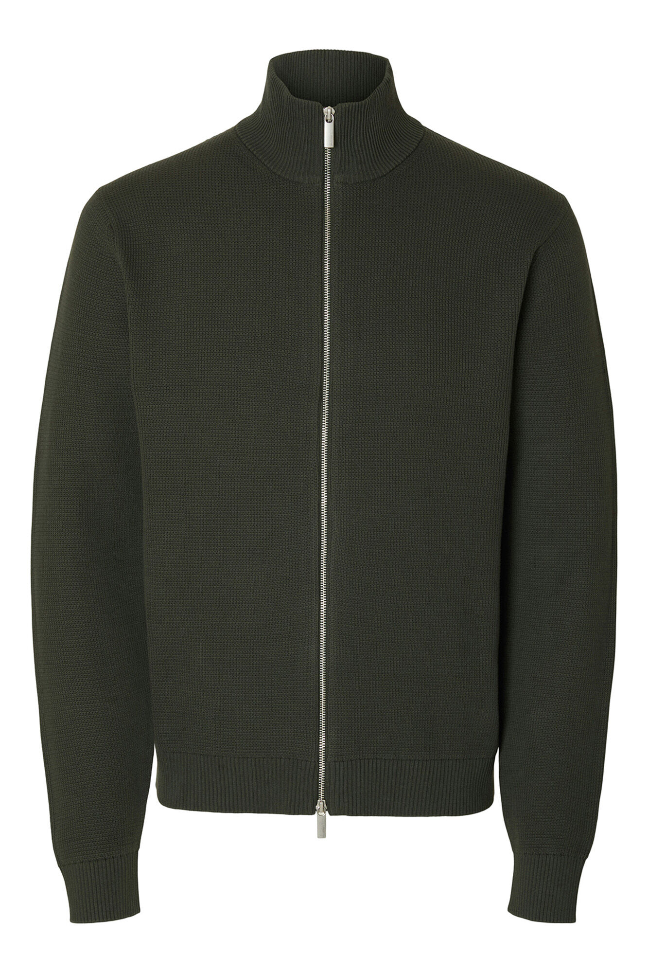 Selected Blus&atilde;o com malha 100% algod&atilde;o org&acirc;nico