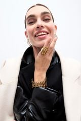 Lola Casademunt Pulseira r&iacute;gida ninho met&aacute;lico Dourado