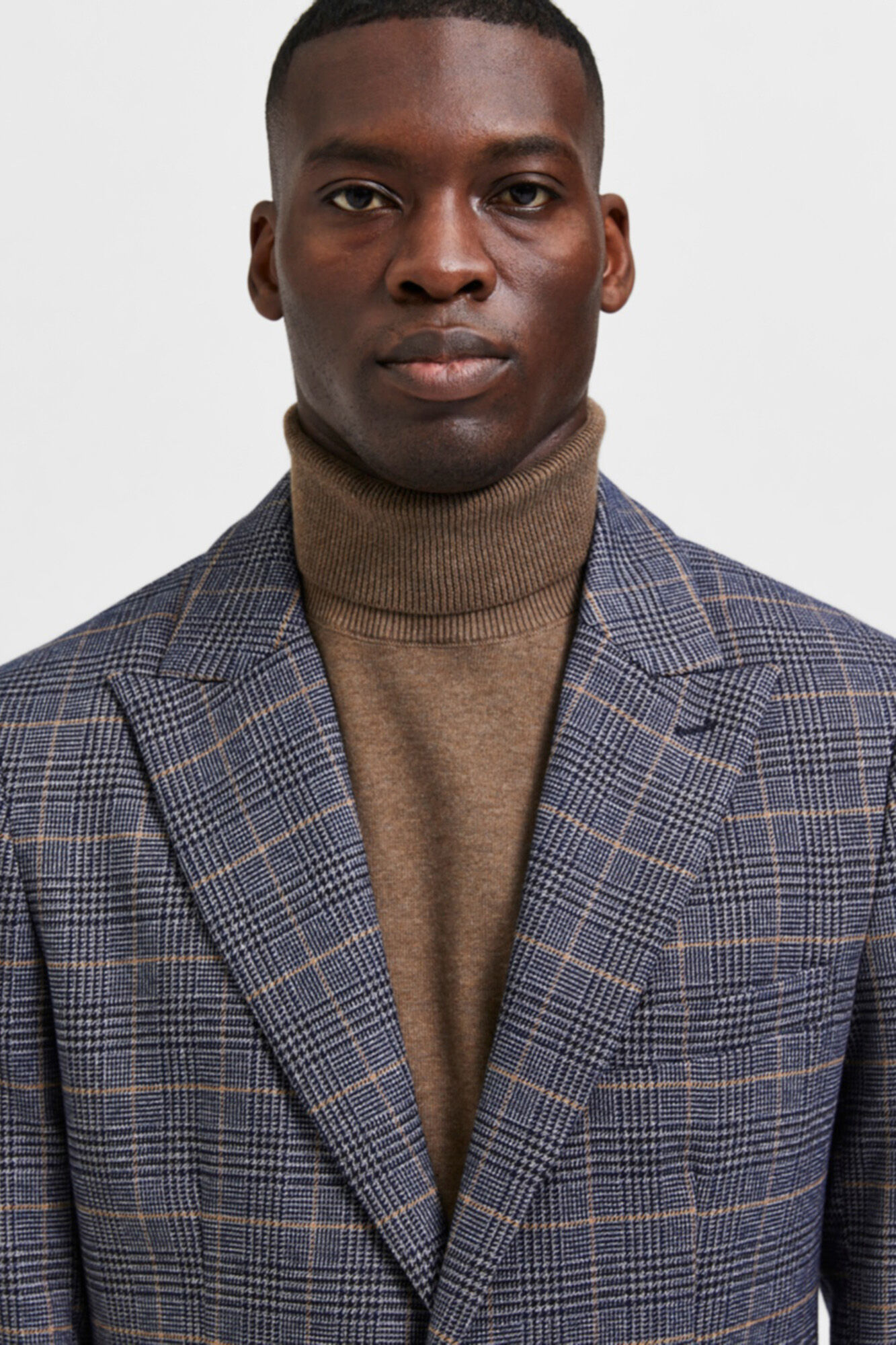 Selected Americana Slim cuadros Azul