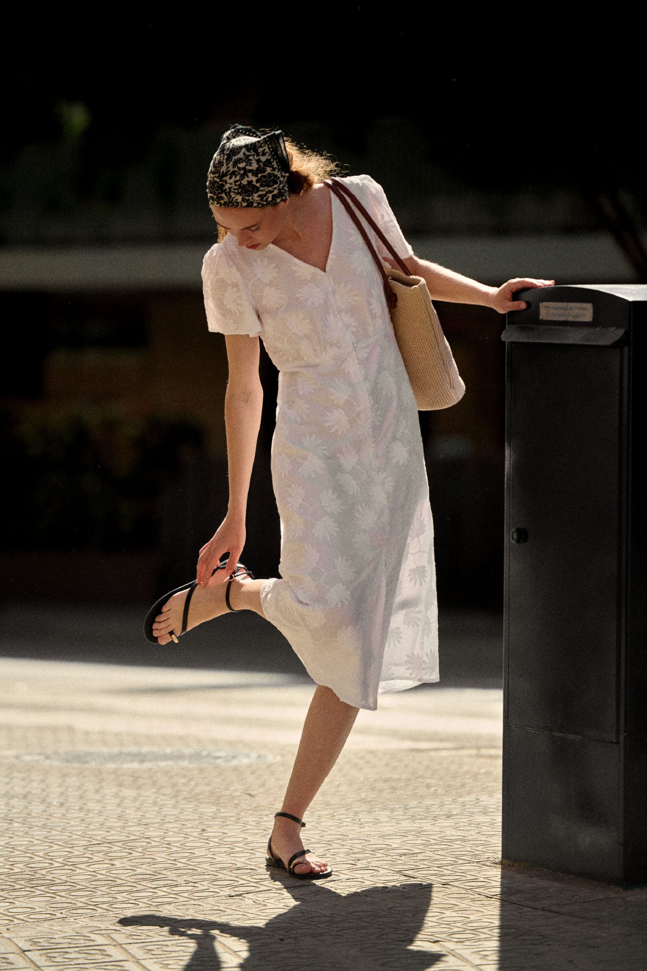 Cortefiel Vestido bordado