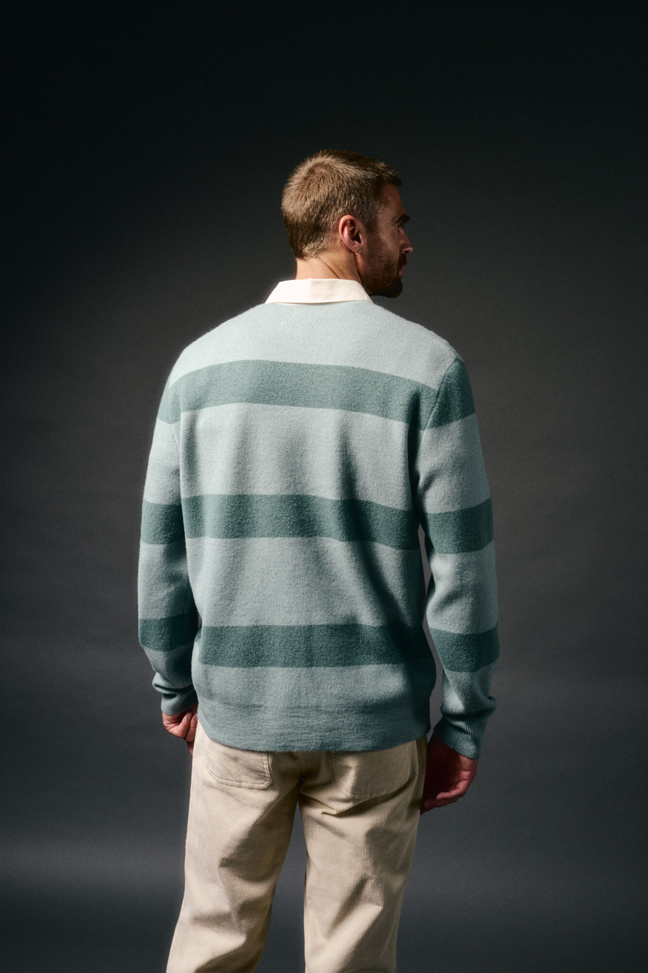 OOTO Jersey rugby cuello polo Turquesa