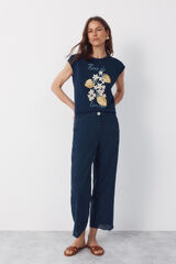 Cortefiel Pantal&oacute;n de Sangalo Azul marino