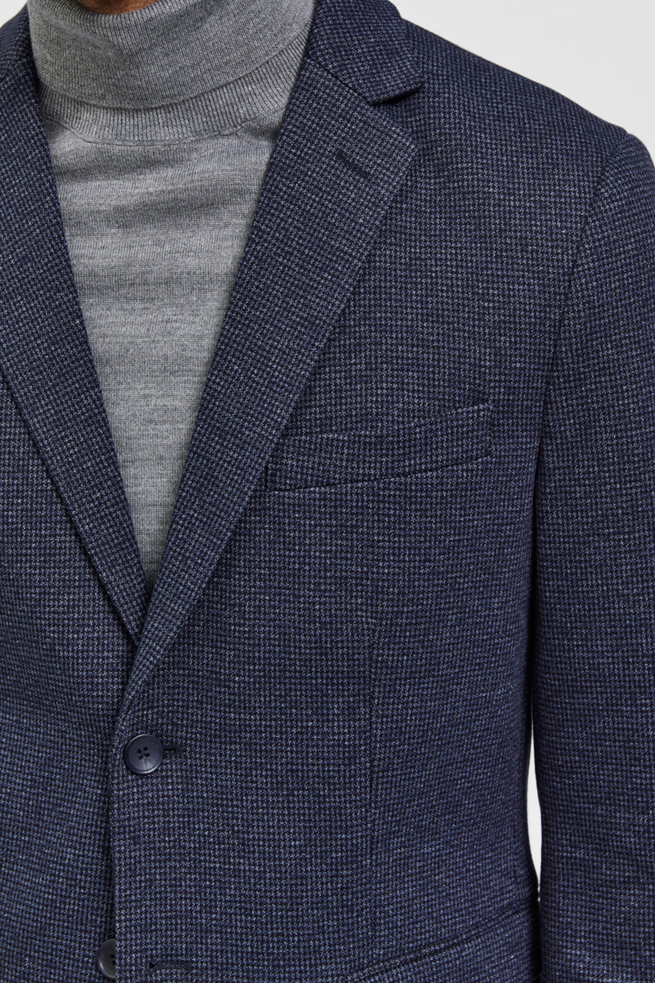 Selected Blazer de hombre Slim Fit Azul marino