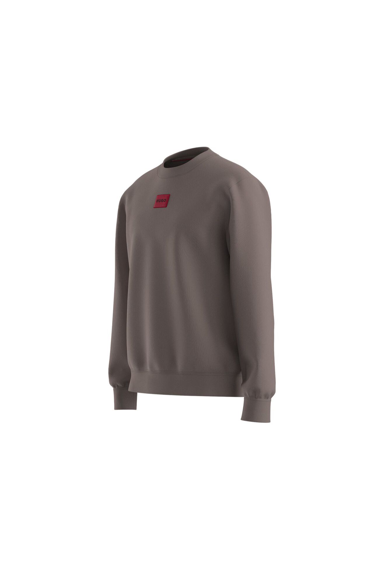 HUGO Sweatshirt gola redonda Castanho