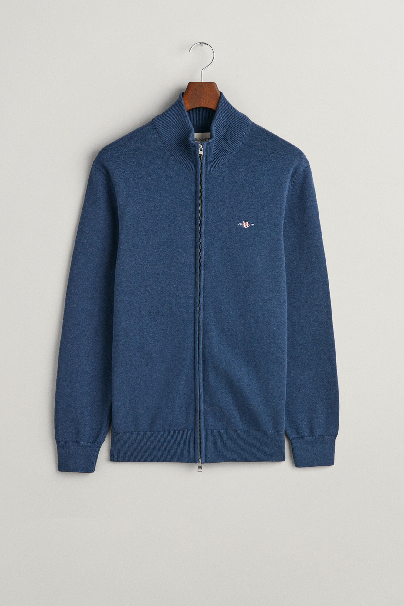 Gant Rebeca informal de algod&oacute;n con cremallera Azul