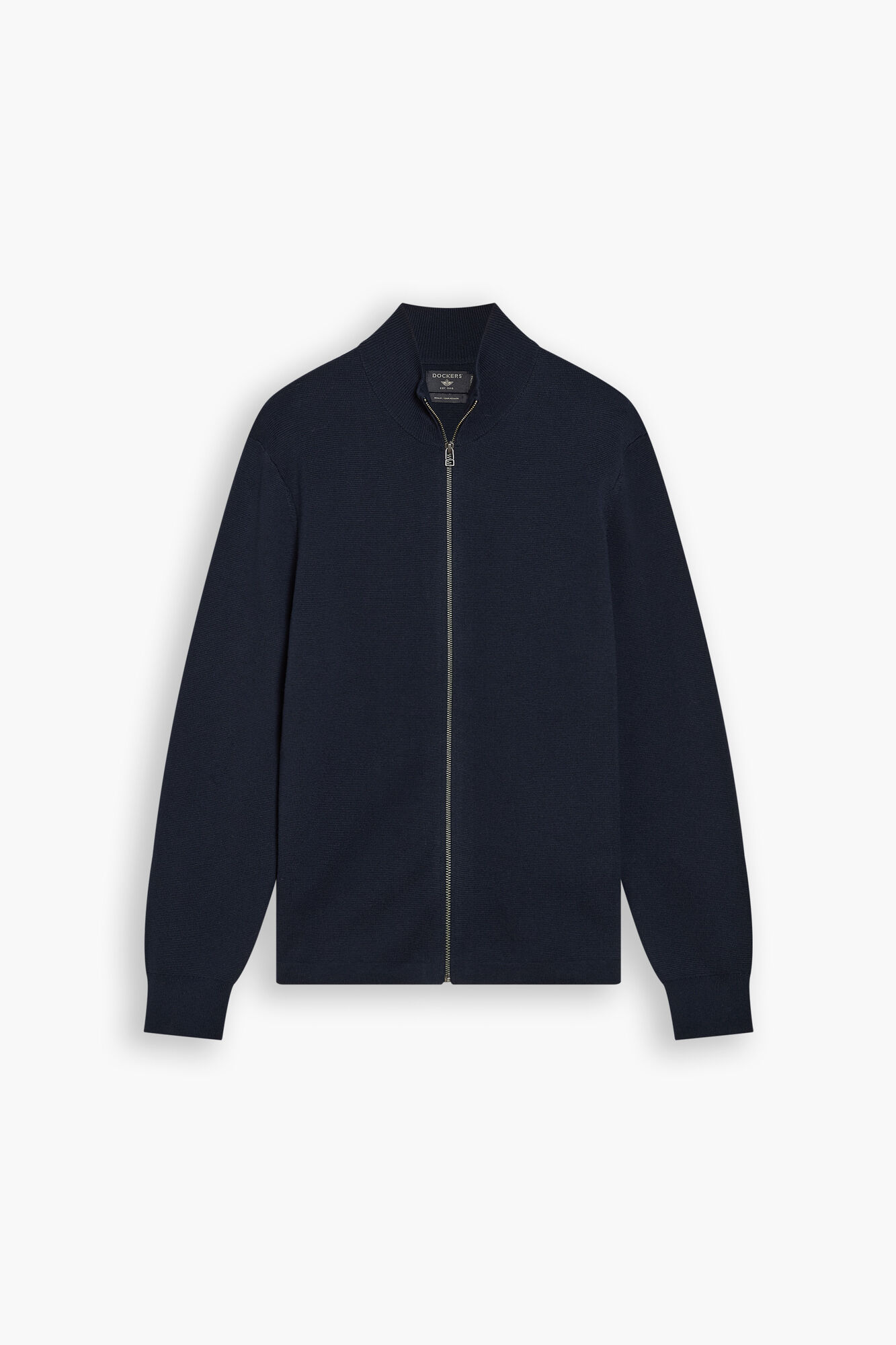 Dockers Casaco de malha com fecho-&eacute;clair Azul