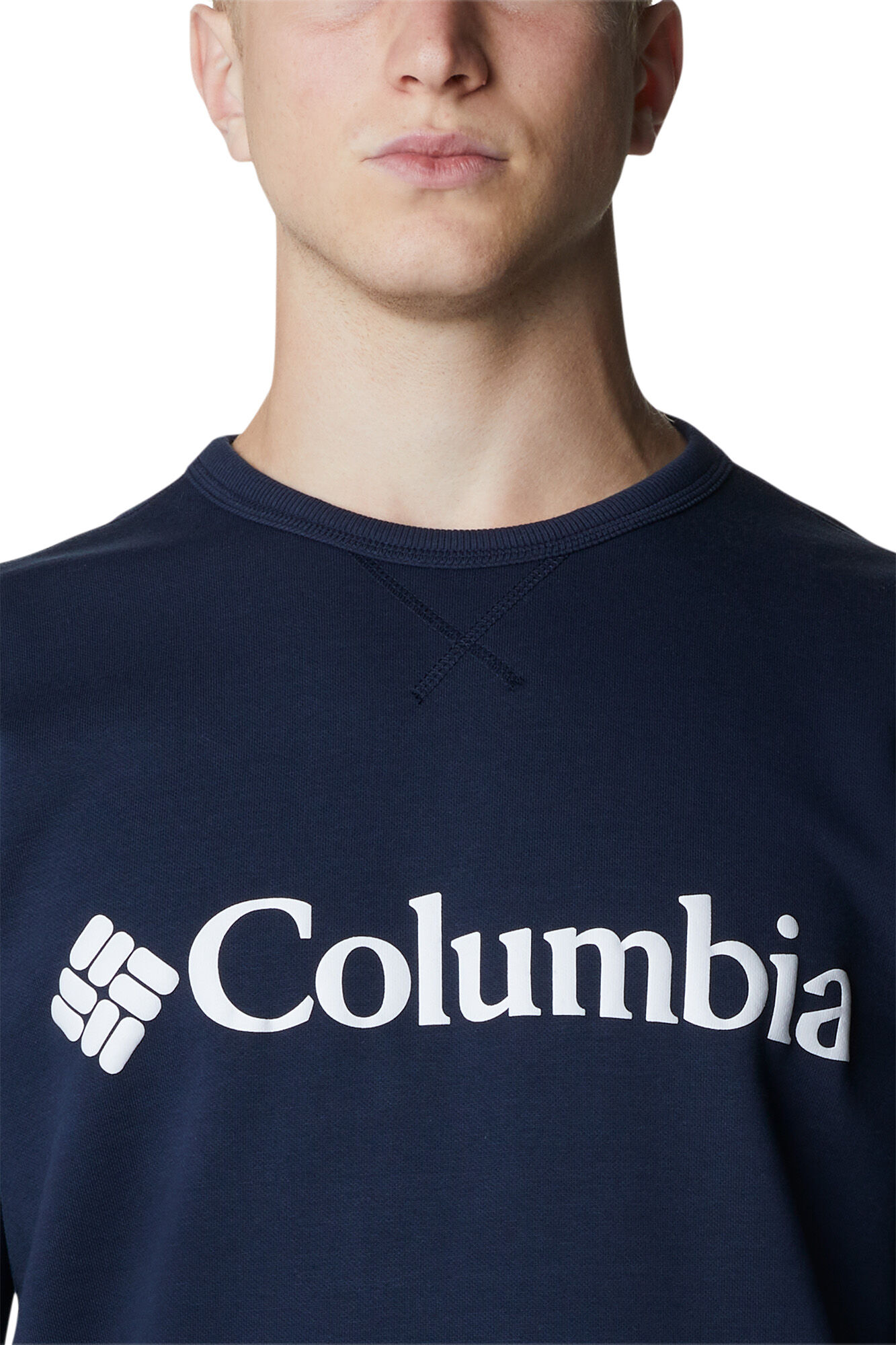 Columbia Jersey de cuello redondo con logo Columbia&trade; Turquesa