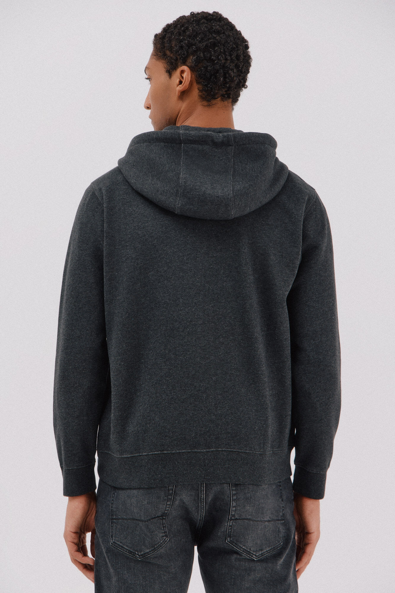 Cortefiel C&aacute;rdigan con capucha Gris