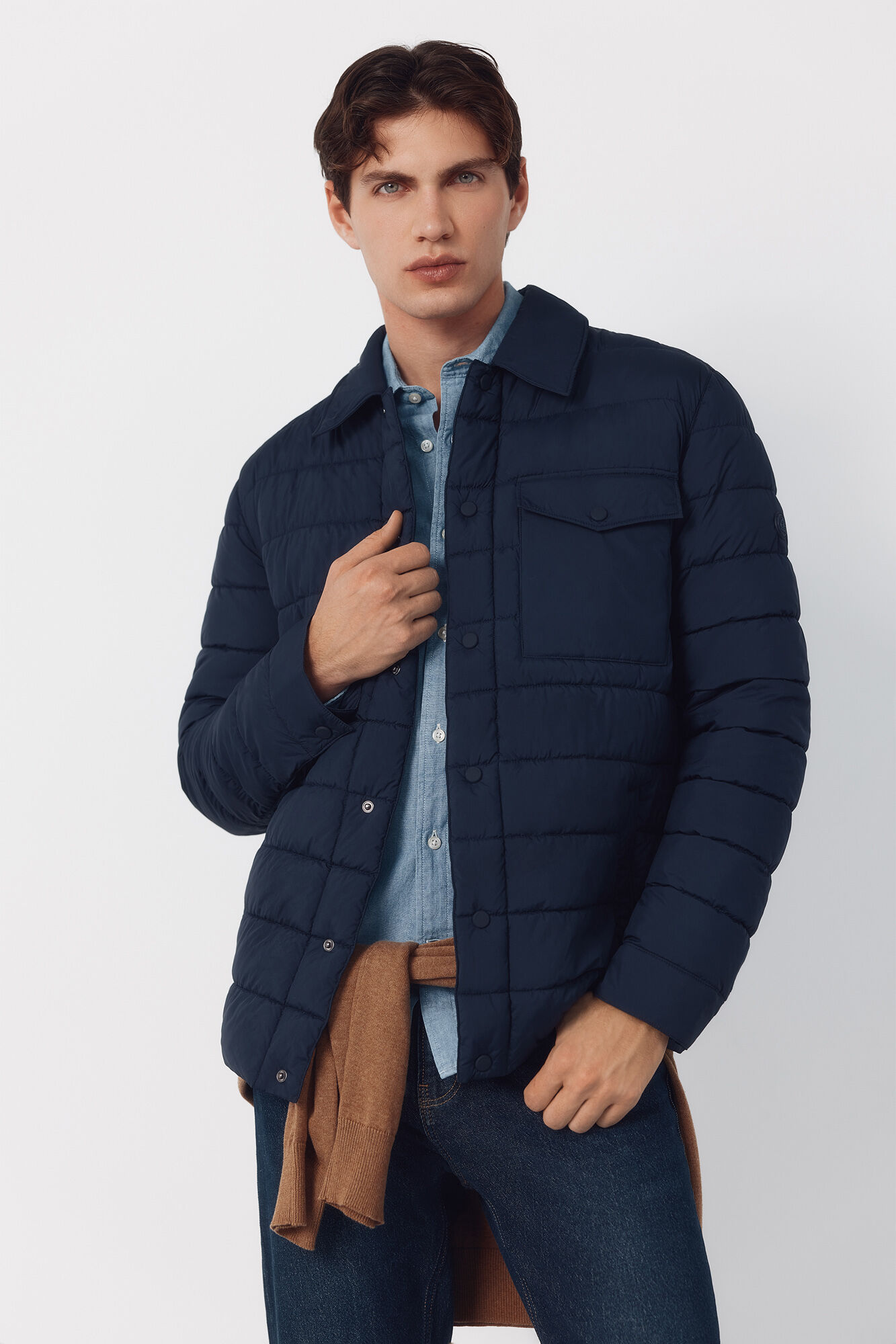 Cortefiel Ultralight quilted overshirt