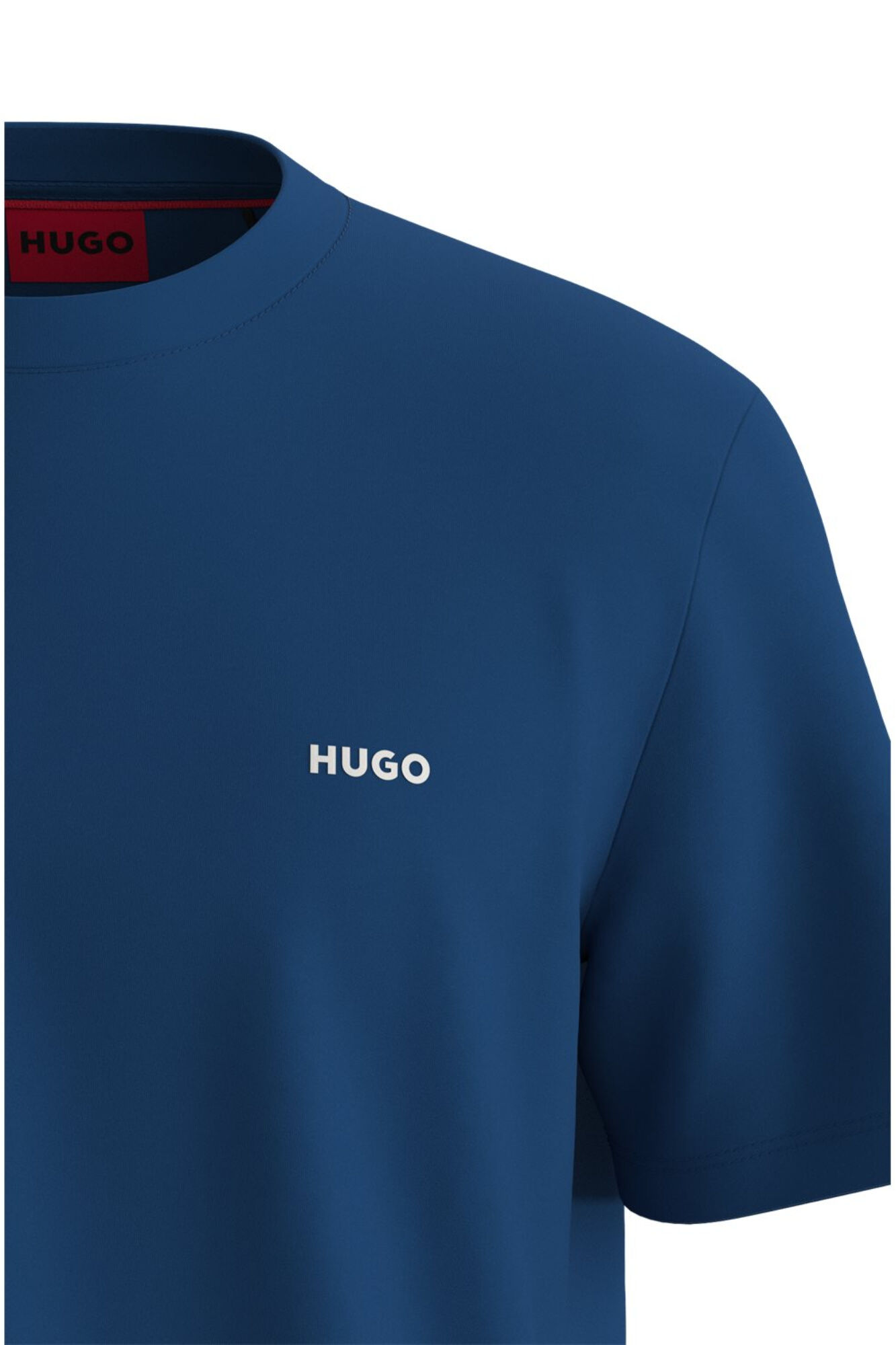 HUGO T-shirt de manga curta Azul