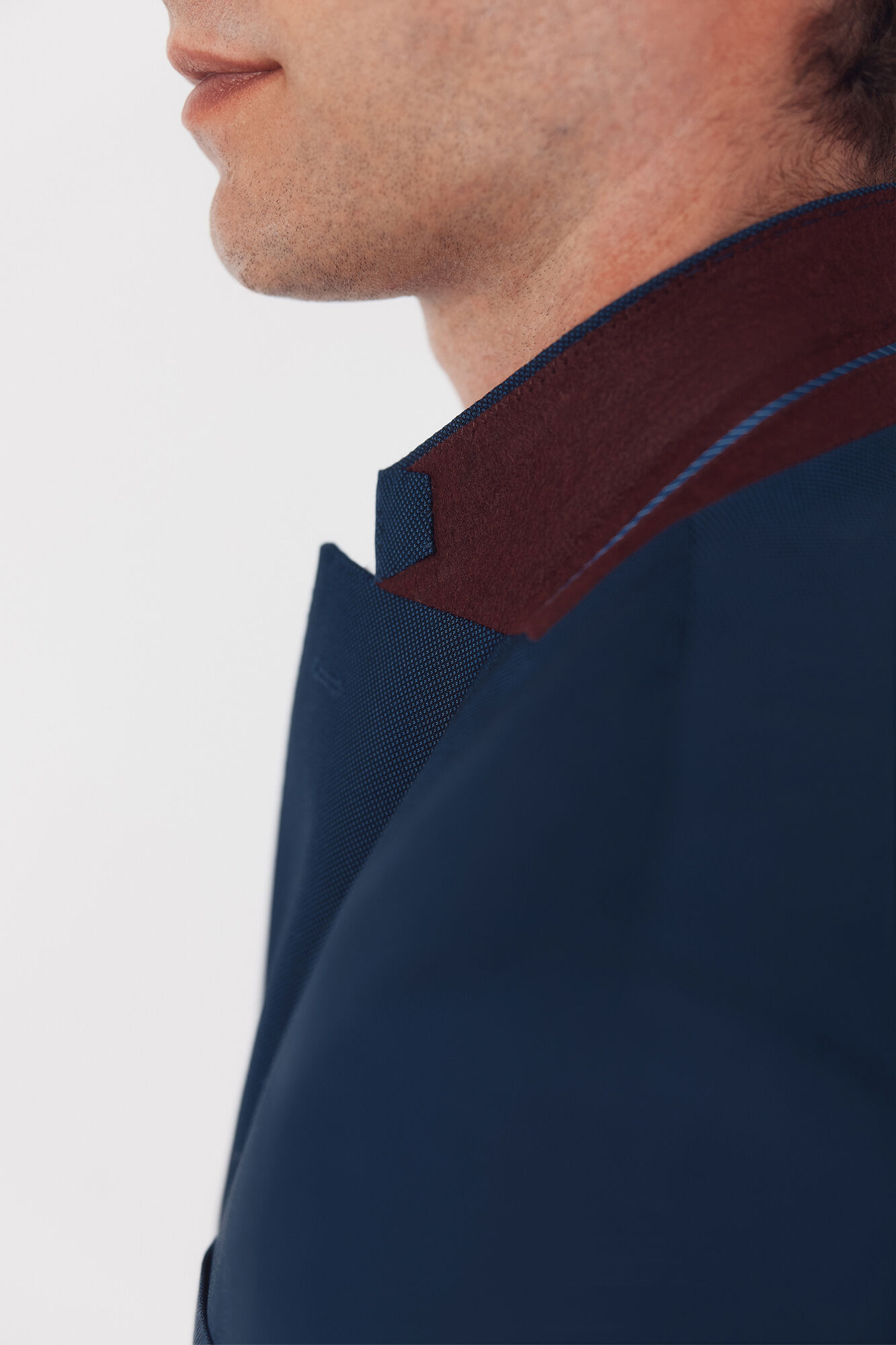 Cortefiel Estrutura azul americana do s&eacute;culo XXI Azul