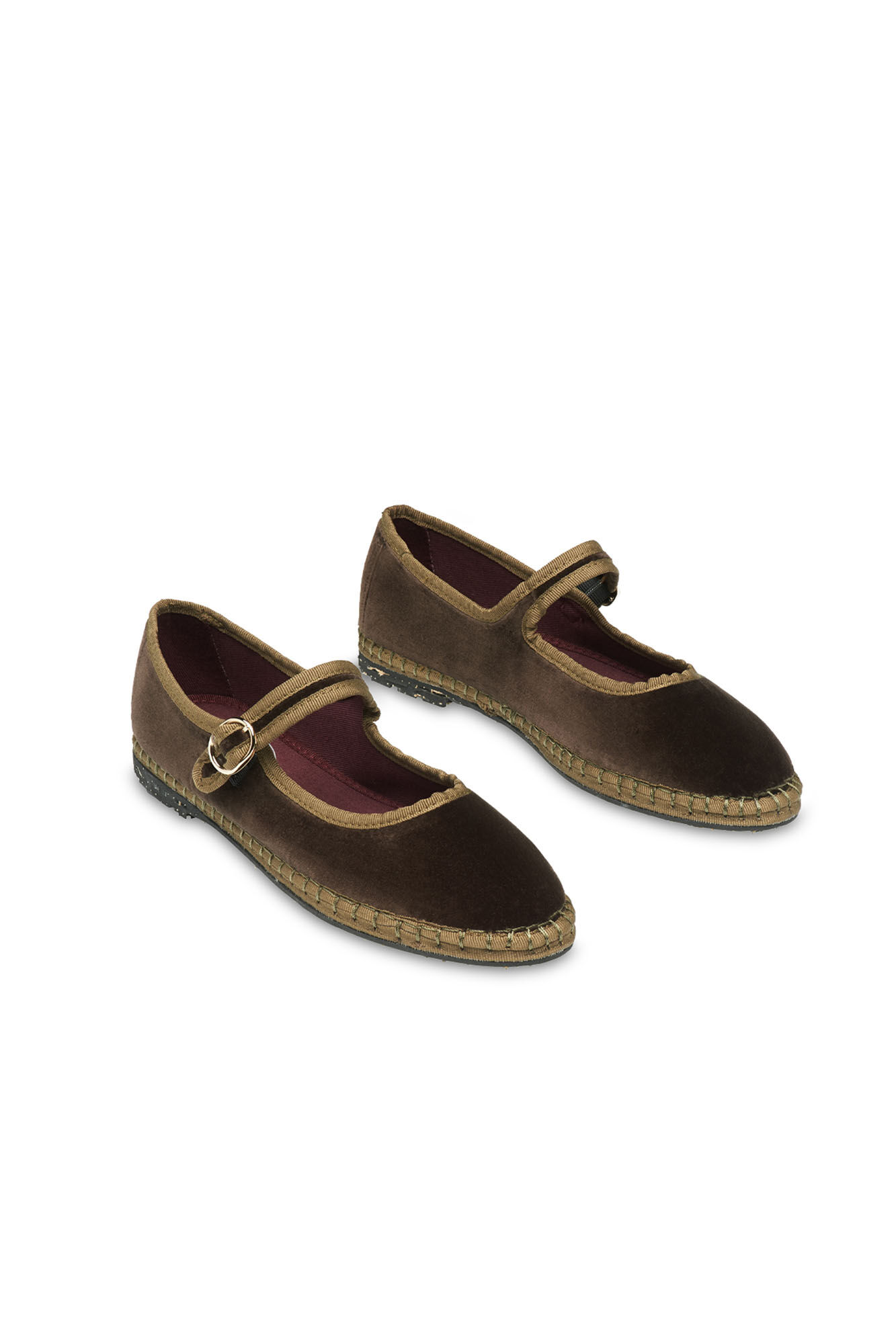Flabelus Veludo Mary Janes