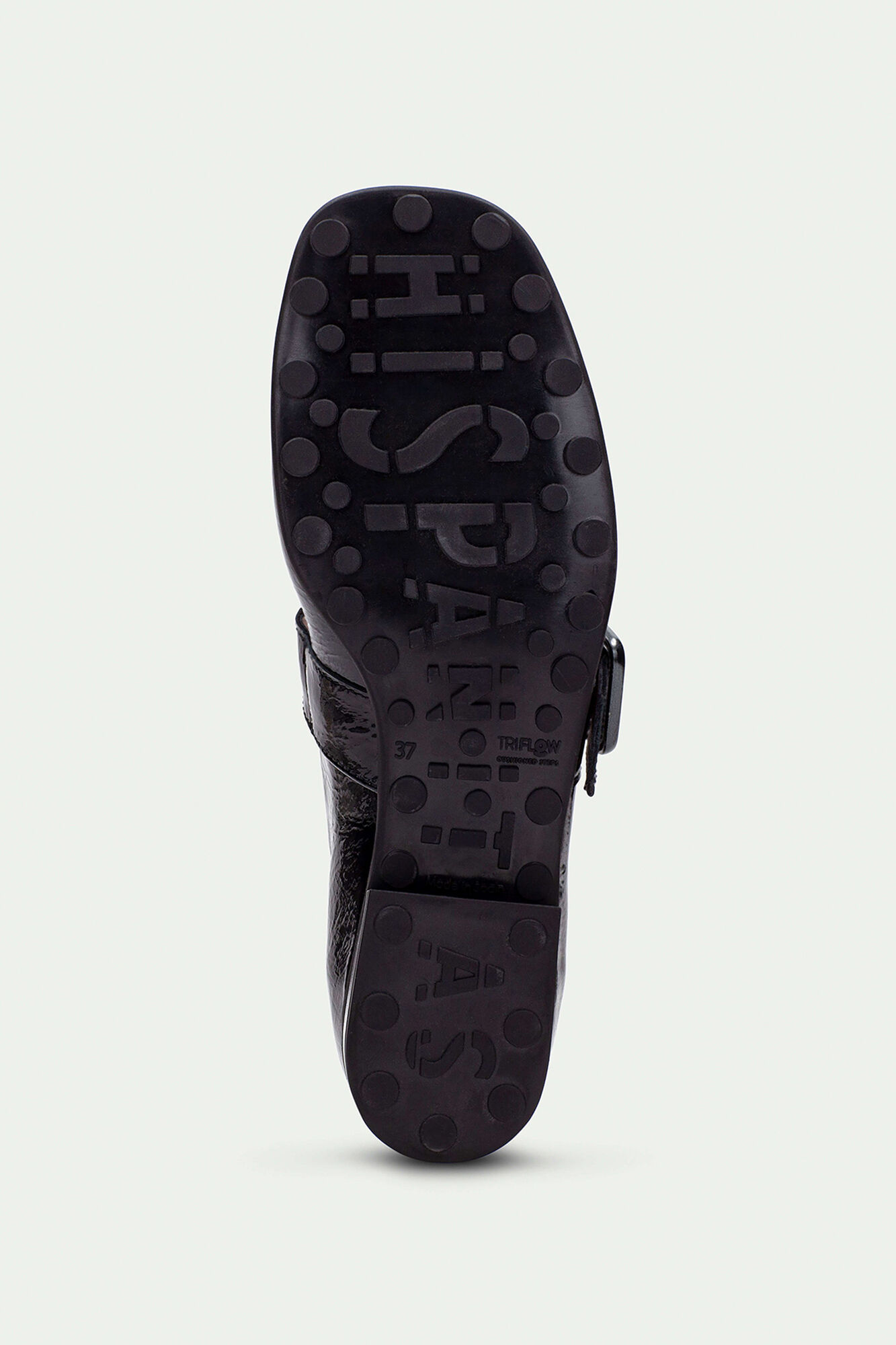 Hispanitas Ponta quadrada Mercedes e fivela GENOVA Preto