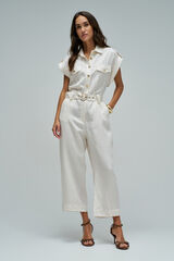 Salsa Jeans Macac&atilde;o denim Tostado