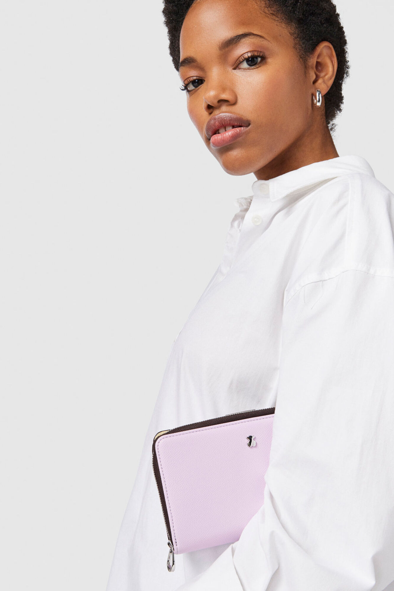 Tous New Dubai Saffiano mauve wallet Lilac