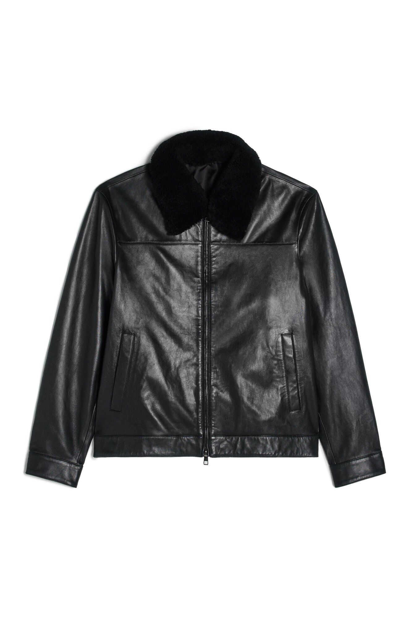 OOTO Cazadora piel Negro