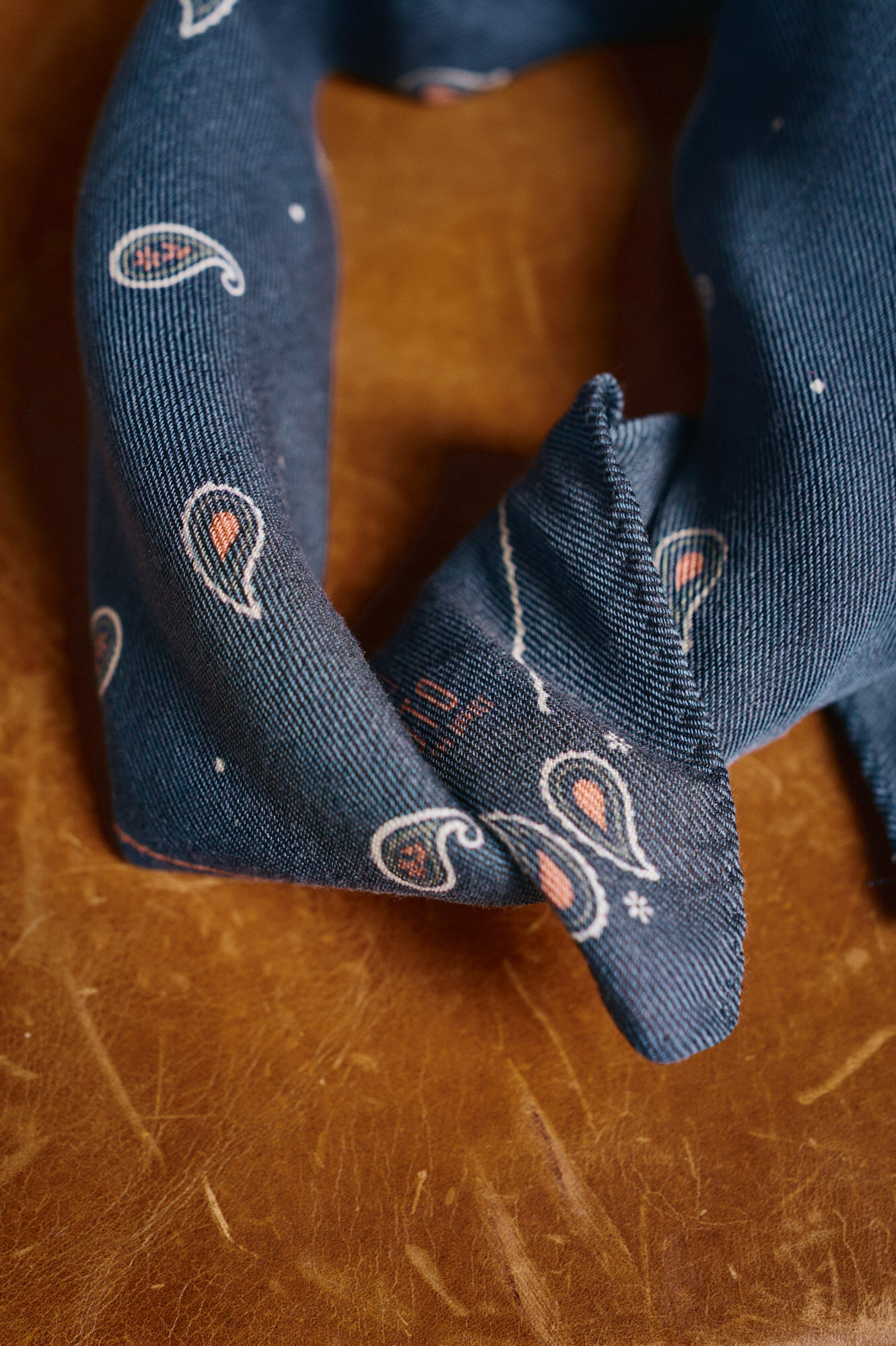 OOTO Len&ccedil;o bandana de algod&atilde;o Azul