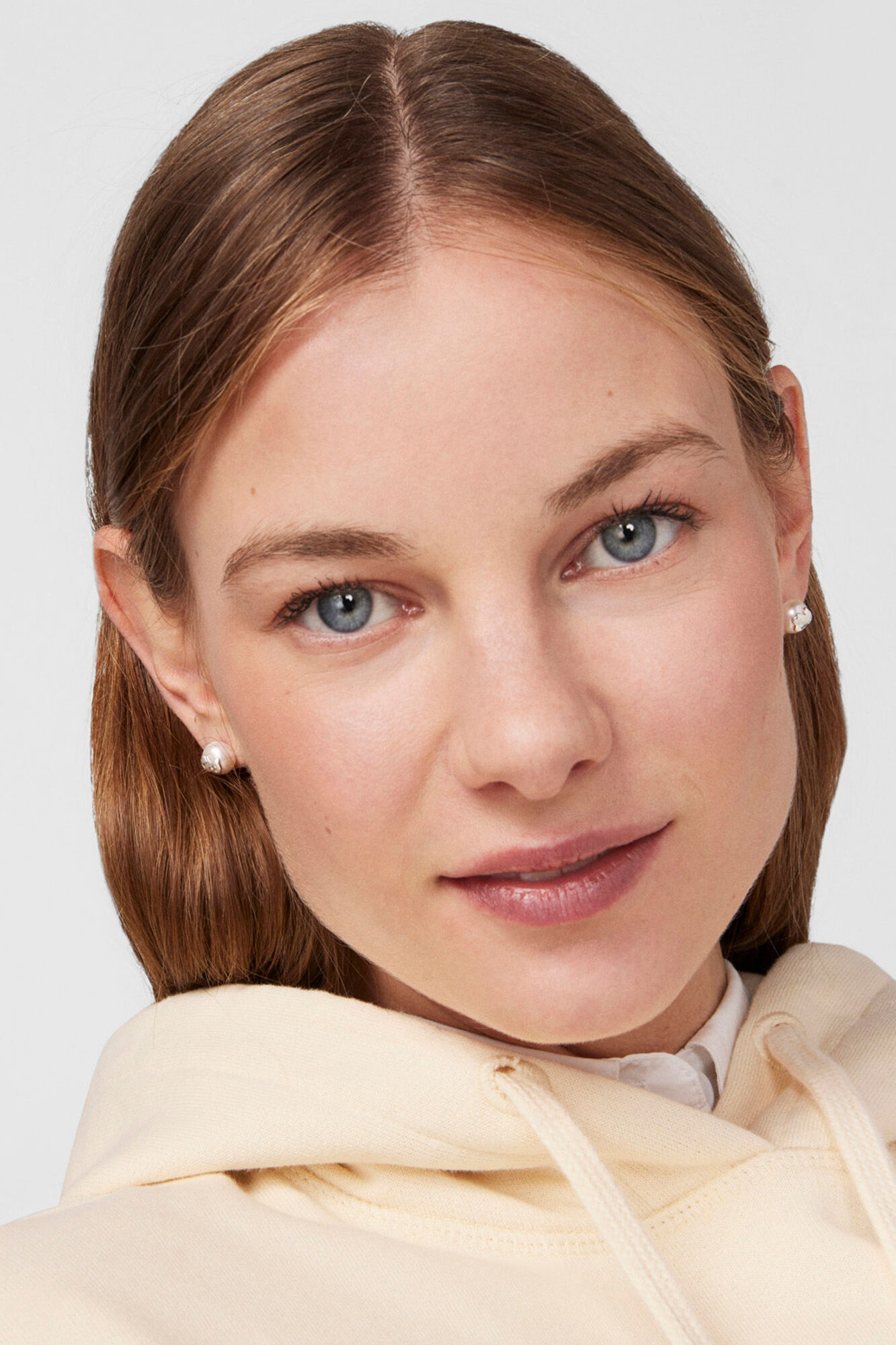 Tous Pendientes de plata y perlas Gris