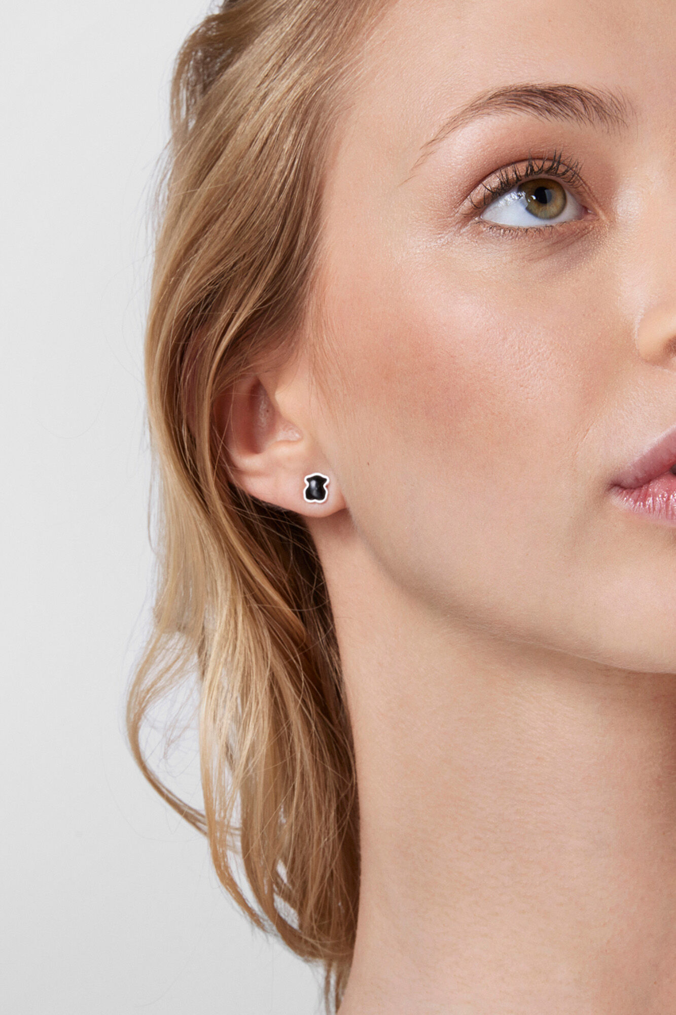 Tous Pendientes de plata New Color Gris