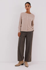 Cortefiel houndstooth Ivory