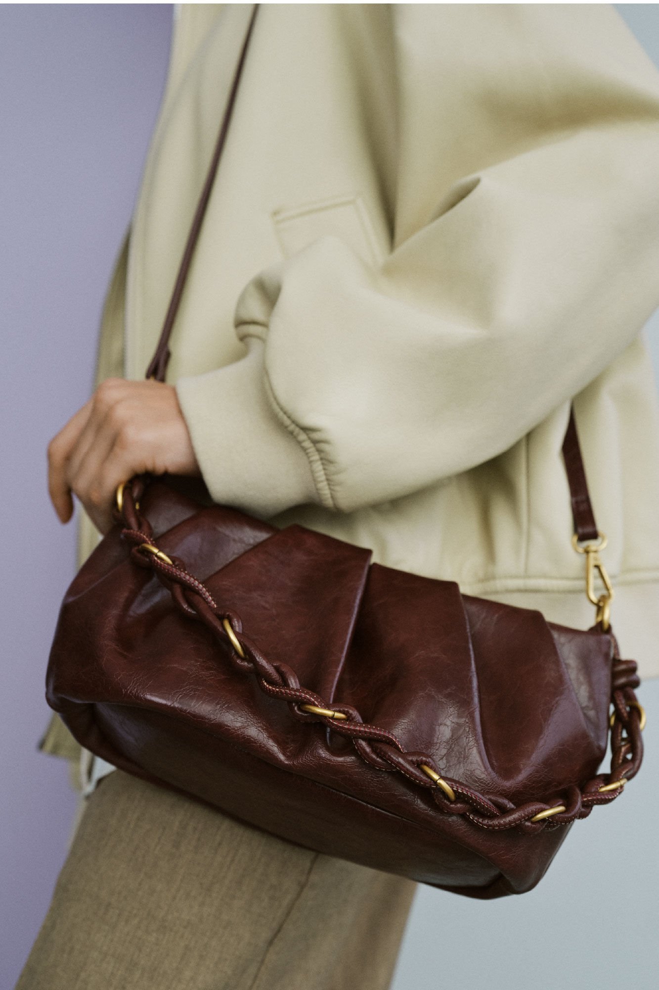 Cortefiel Ruched little bag