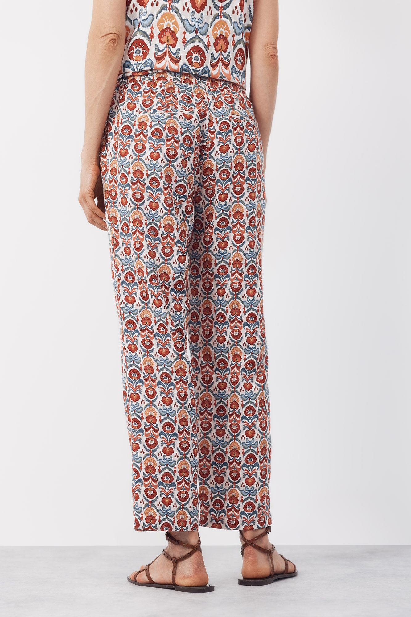 Cortefiel Cal&ccedil;as fluidas estampadas Multicolorido