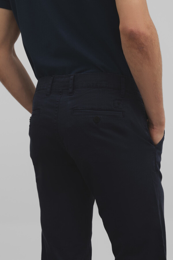 Cortefiel Pantalon sport chino Azul oscuro