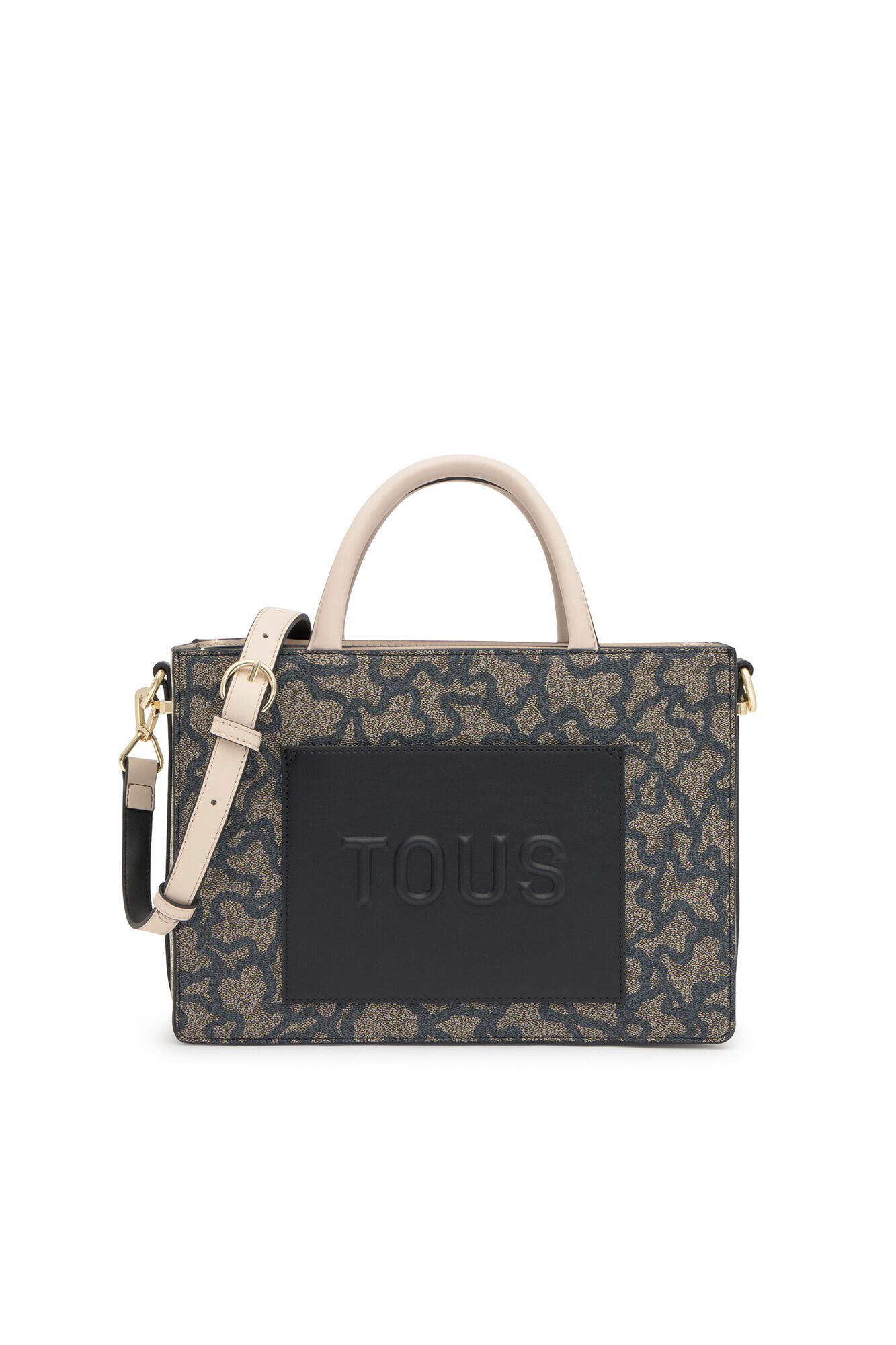 Tous Amaya black Kaos Icon medium shopper Printed brown
