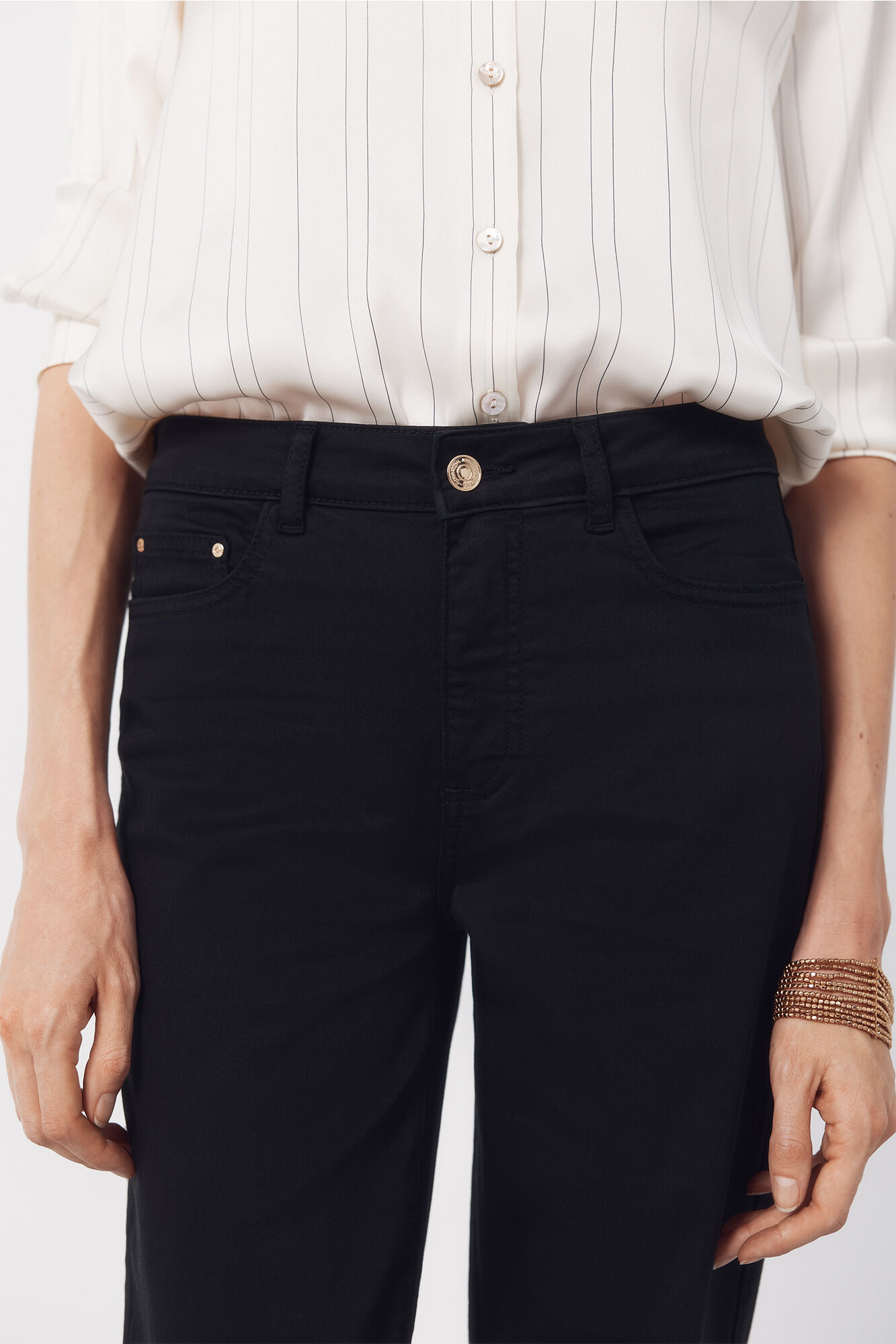 Cortefiel Sensational straight jeans Black