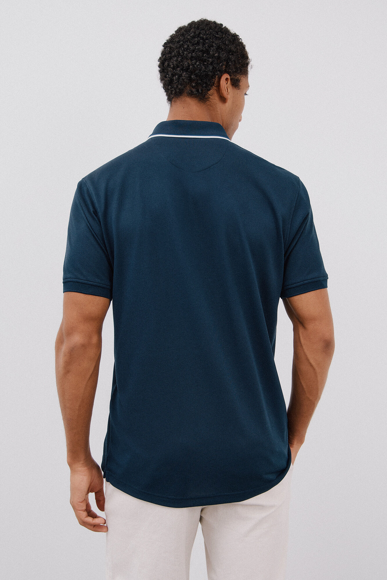 Cortefiel Coolmax&reg; polo  Navy