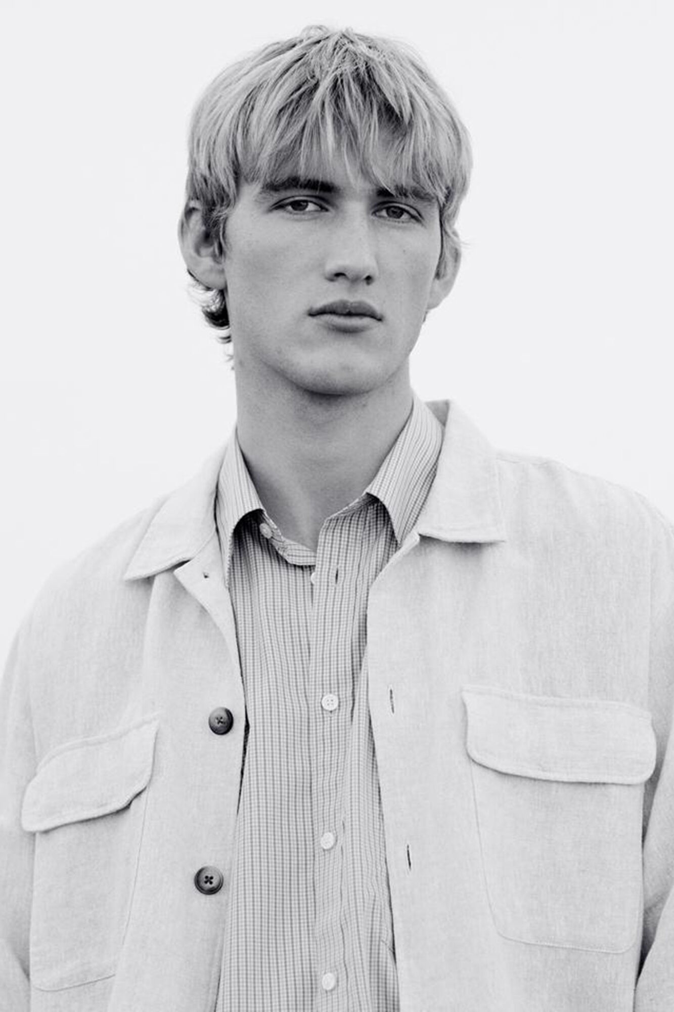 Selected Sobrecamisa de linho Branco