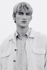 Selected Sobrecamisa de linho Branco