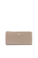 Cortefiel Dorp polka-dot medium wallet Nude