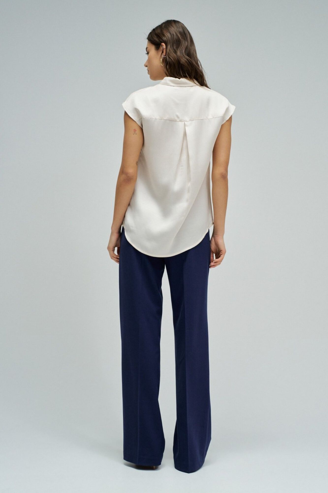 Salsa Jeans Light denim shirt Ivory