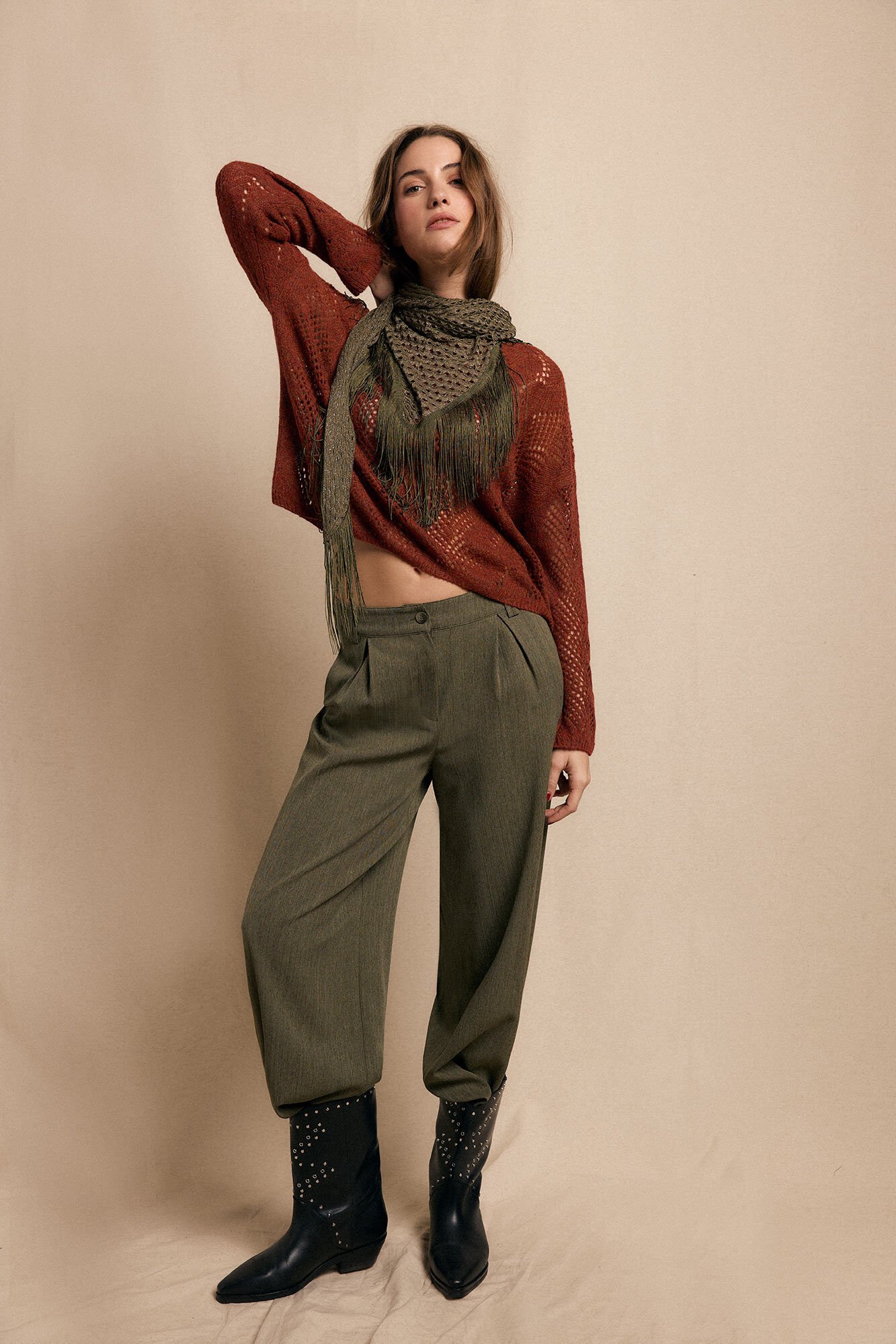 Slowlove Camisa Perkins vazada