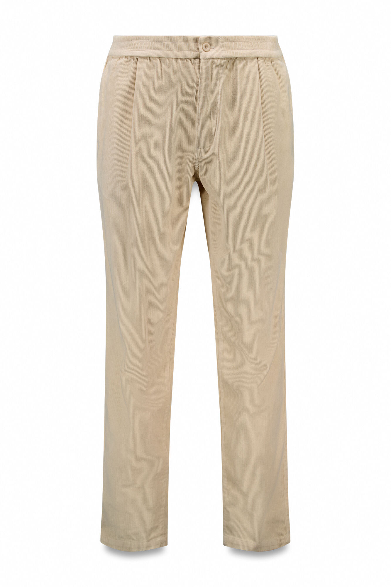 OOTO Cal&ccedil;as de veludo veludo com el&aacute;stico Tostado