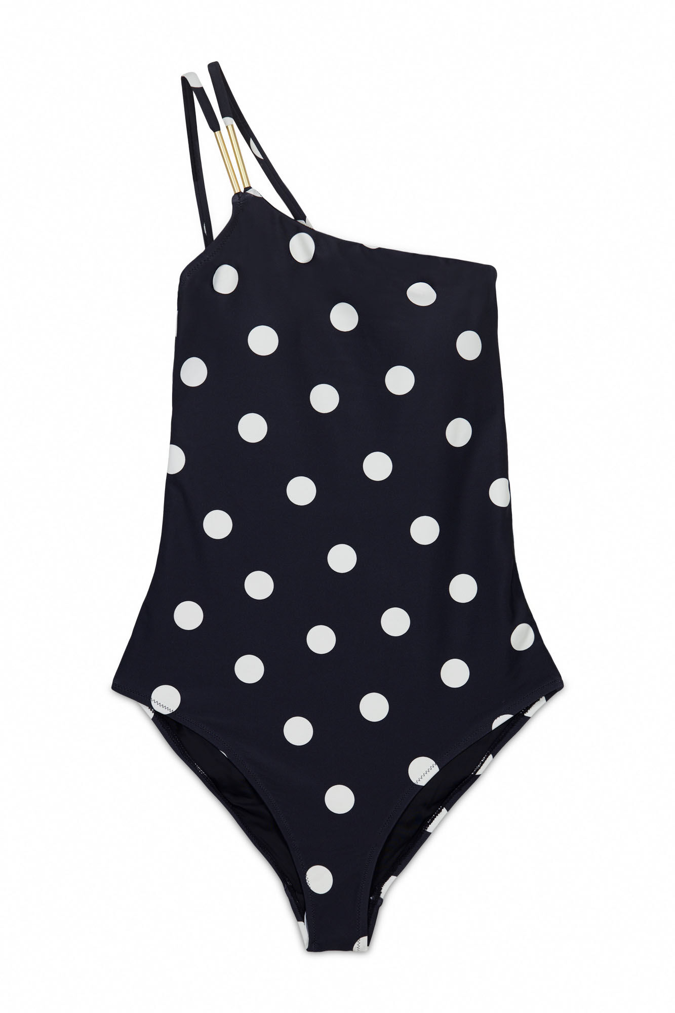 Cortefiel Asymmetric shaping swimsuit