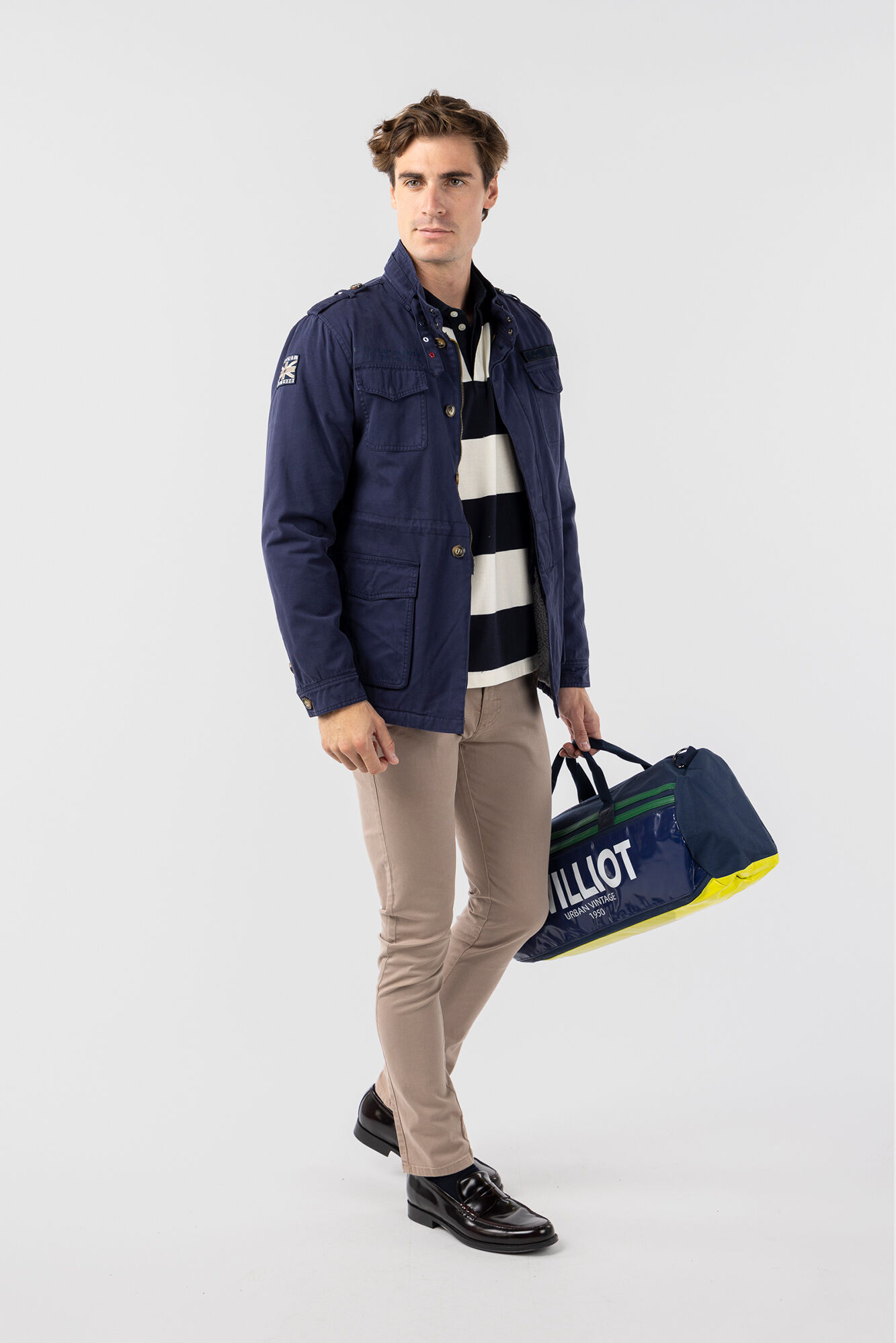 Williot Jaqueta saariana com manchas Azul